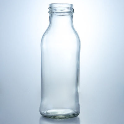 250 ml rundes Glas-Food-Glas für Milch-Saft-Fruchttee