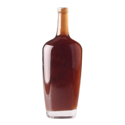 Glaskörpermaterial Wein Glasflasche für individuelle einzigartige Liquor Verpackung Design