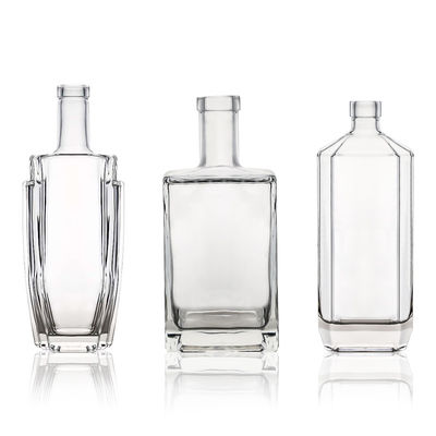 Lebensmittelglas 700 ml 750 ml Rum Wodka Whisky Tequila Gin Flasche mit individueller Kappe