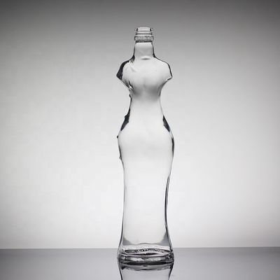 Schönheits-Frauen-Glasflasche für Weinliebhaber und Kenner