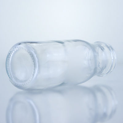Glaskragenverschluss Kappe 250 ml 330 ml leere runde Flasche für Saft Tee Kaffeegetränke