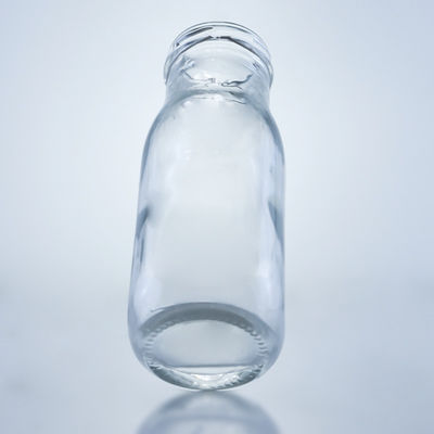 Glaskragenverschluss Kappe 250 ml 330 ml leere runde Flasche für Saft Tee Kaffeegetränke