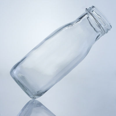 Glaskragenverschluss Kappe 250 ml 330 ml leere runde Flasche für Saft Tee Kaffeegetränke