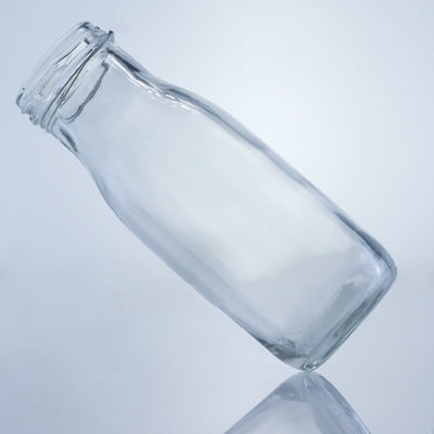 Glaskragenverschluss Kappe 250 ml 330 ml leere runde Flasche für Saft Tee Kaffeegetränke
