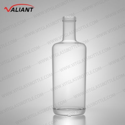 Bier Gin Rum Glasflasche mit hohem Flint