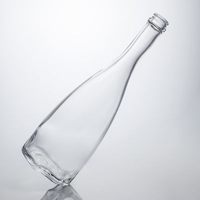 Glaskork versiegelte Super Flint Spear Spiritsflasche für Whisky Wodka Tequila Gin Rum