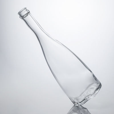 Glaskork versiegelte Super Flint Spear Spiritsflasche für Whisky Wodka Tequila Gin Rum