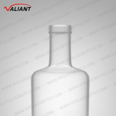 Bier Gin Rum Glasflasche mit hohem Flint