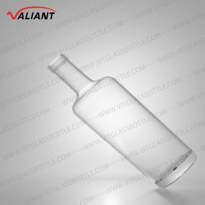 Bier Gin Rum Glasflasche mit hohem Flint