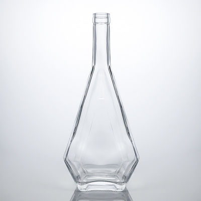 Glasflaschenverpackung für Alkohol Brandy Wodka Whisky Gin Rum 700ml 750ml Custom Design