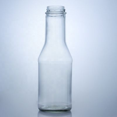 Flasche aus klarem Flintglas für Milchsaft Salat Chilisauce Ketchup 300 ml 500 ml 700 ml