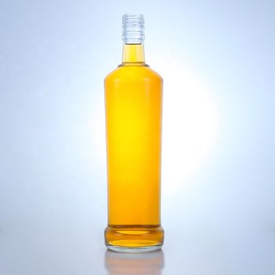 Custom Design 750 ml Whisky Glasflasche mit Material und klare oder angepasste Farbe