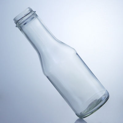 Flasche aus klarem Flintglas für Milchsaft Salat Chilisauce Ketchup 300 ml 500 ml 700 ml