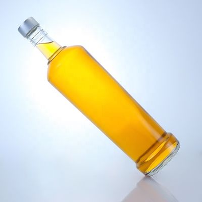 Custom Design 750 ml Whisky Glasflasche mit Material und klare oder angepasste Farbe