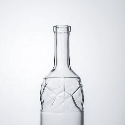 Durchsichtige Super Flint Glasflaschen 750ml für Gin Rum Whisky und Wein