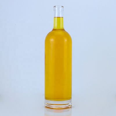 Durchsichtige oder maßgeschneiderte Glasflasche Einzigartiges 700 ml 750 ml für Whisky Tequila Brandy Rum Gin