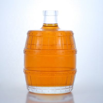 700 ml 750 ml spezielle Glasflasche für Whisky Tequila Brandy Rum Gin Glaskragen