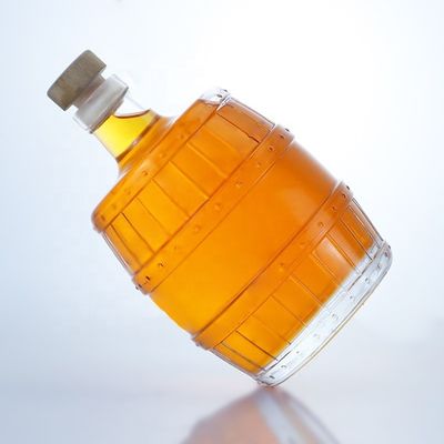 700 ml 750 ml spezielle Glasflasche für Whisky Tequila Brandy Rum Gin Glaskragen