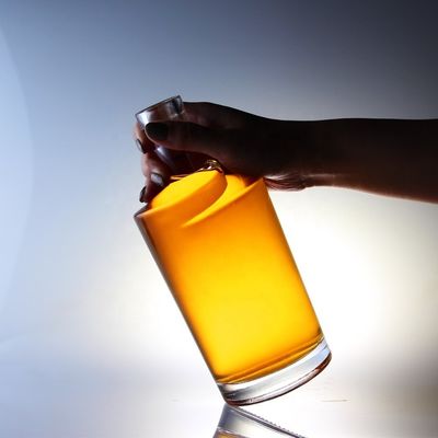 Säure Etch Oberflächenbehandlung Korkkappe Drehform Dicke Boden Wodka 750 ml Glasflasche