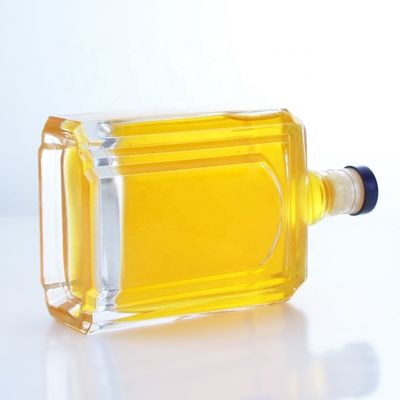Maßgeschneiderte 375 ml 500 ml 700 ml 750 ml Super Flint Glasflasche für Gin Wodka Tequila Rum