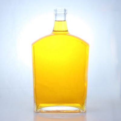 Maßgeschneiderte 375 ml 500 ml 700 ml 750 ml Super Flint Glasflasche für Gin Wodka Tequila Rum