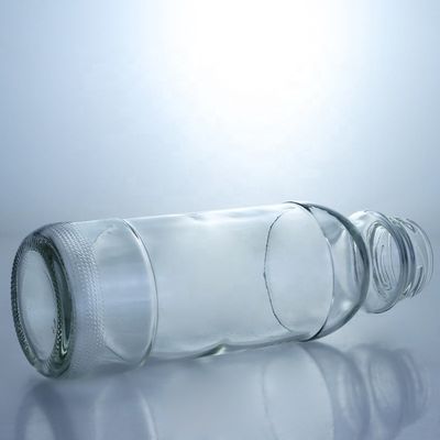 Salatglasflasche mit Metalldeckel und transparenter Gestaltung 100ML200ml 250ml 500ml 1 Lift