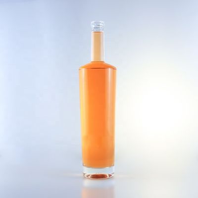 750 ml Flasche aus Flintglas mit Korken und Säure-Etch-Oberflächenbehandlung