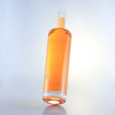 750 ml Flasche aus Flintglas mit Korken und Säure-Etch-Oberflächenbehandlung