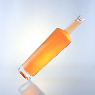 750 ml Flasche aus Flintglas mit Korken und Säure-Etch-Oberflächenbehandlung