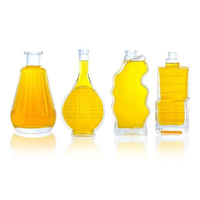 Glaswaren Einzigartige Flasche 750 ml 700 ml für Wodka Whiskey Tequila Brandy