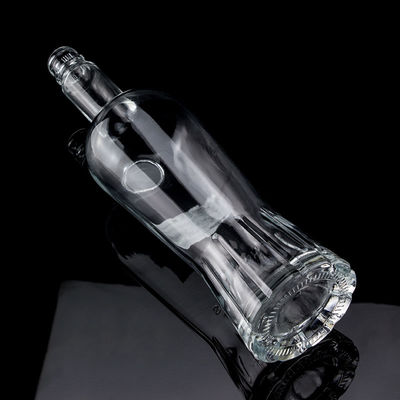500ml700ml750ml klare Whisky Flasche mit Super Flint Glas Custom geschnitzt einzigartiges Design