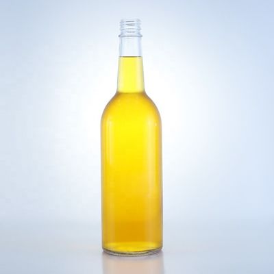 Extra Flint Luxury Design 1L Glasflasche perfekt für Wodka Kragen Material Glas