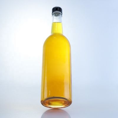 Extra Flint Luxury Design 1L Glasflasche perfekt für Wodka Kragen Material Glas