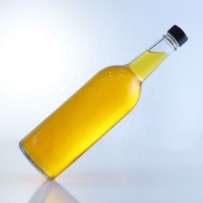 Extra Flint Luxury Design 1L Glasflasche perfekt für Wodka Kragen Material Glas