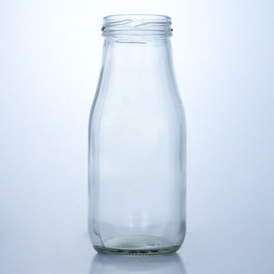 250 ml Glas-Food-Glas für Milchsaft Versiegelung Typ SCREW CAP Körpermaterial Glas