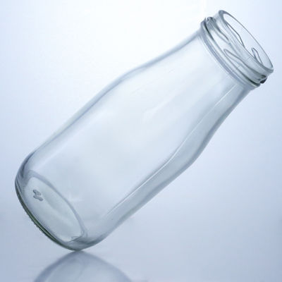 250 ml Glas-Food-Glas für Milchsaft Versiegelung Typ SCREW CAP Körpermaterial Glas