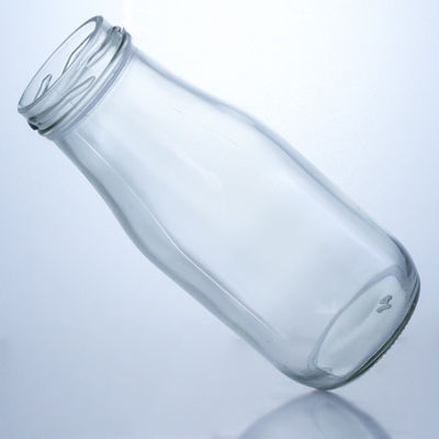 250 ml Glas-Food-Glas für Milchsaft Versiegelung Typ SCREW CAP Körpermaterial Glas