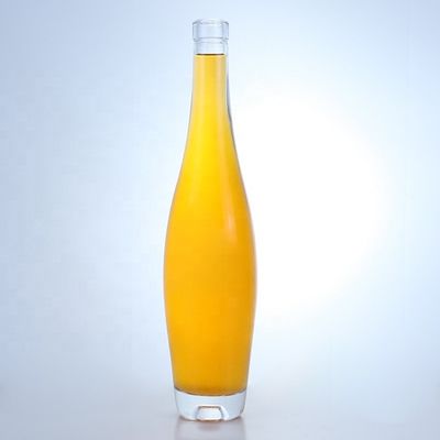 Akzeptables Kundenlogo Luxus-Glasflasche für Wodka Whiskey Tequila Gin Brandy