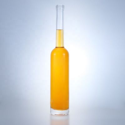 Akzeptables Kundenlogo Luxus-Glasflasche für Wodka Whiskey Tequila Gin Brandy