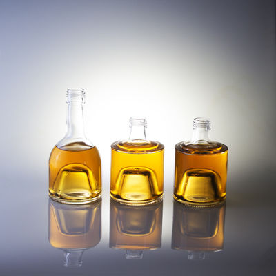 Glaskörper Neues Modell Mini-Liter Whisky-Flasche mit Aluminiumkappe 50ml 100ml 200ml
