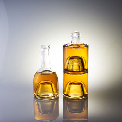 Glaskörper Neues Modell Mini-Liter Whisky-Flasche mit Aluminiumkappe 50ml 100ml 200ml