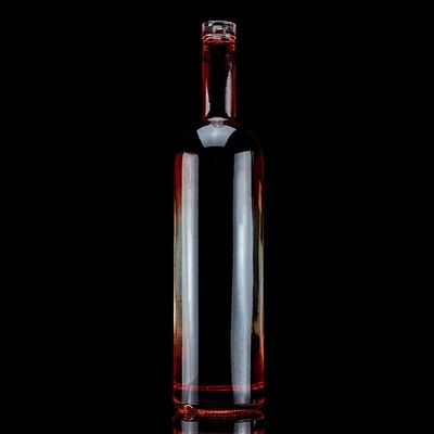 Beschichtung Rot 750 ml Tequila Glasflasche mit einzigartigem Design und Kork