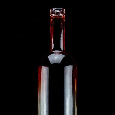 Beschichtung Rot 750 ml Tequila Glasflasche mit einzigartigem Design und Kork