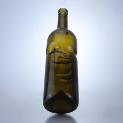 500 ml 750 ml klare Flint Gin Rum Champagner Tequila Alkohol Glasflasche mit Kork
