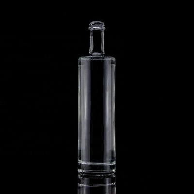 Einzigartiges Design 750ml Langhals leere Wodka Glasflasche mit Schraubkappe Super Flint Glas