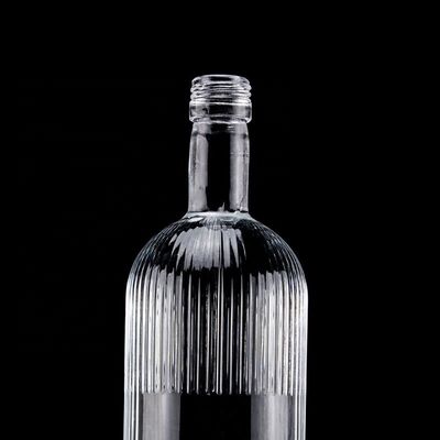 500 ml 700 ml SCREW CAP Super Flint Glas leere Whiskyflasche für Design Klassiker rund