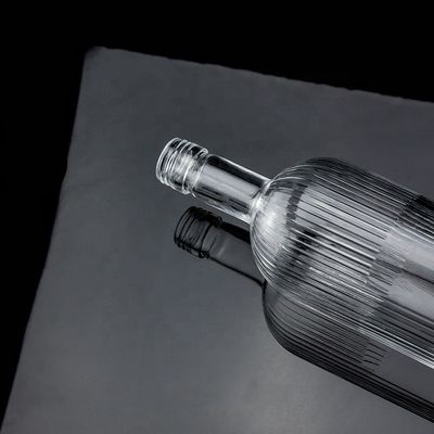 500 ml 700 ml SCREW CAP Super Flint Glas leere Whiskyflasche für Design Klassiker rund