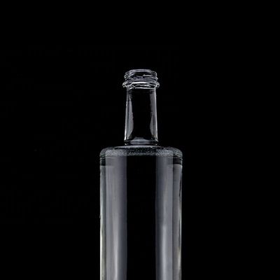 Einzigartiges Design 750ml Langhals leere Wodka Glasflasche mit Schraubkappe Super Flint Glas