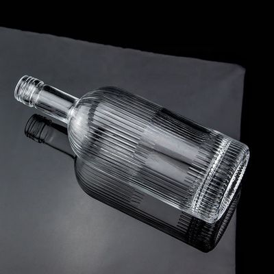 500 ml 700 ml SCREW CAP Super Flint Glas leere Whiskyflasche für Design Klassiker rund