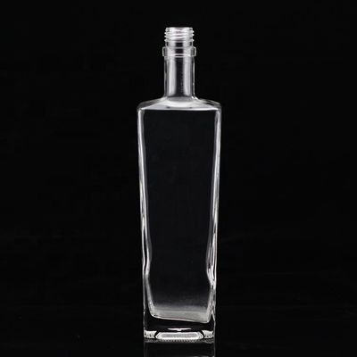 Schraubenkappe Versiegelung Typ Flachschulter Glasflasche für die Klasse mexikanische Tequila Likörwein
